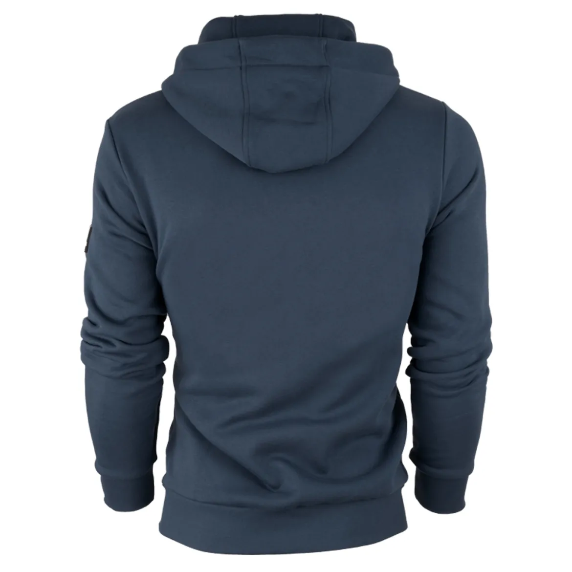 FORSBERG Zip-Hoodie mit Frottee Logo