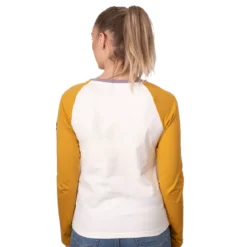 FORSBERG zweifarbiges Longsleeve Damen Biobaumwolle