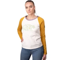 FORSBERG zweifarbiges Longsleeve Damen Biobaumwolle