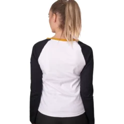 FORSBERG zweifarbiges Longsleeve mit Brustlogo Damen