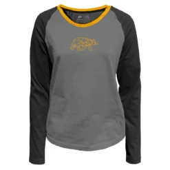 FORSBERG zweifarbiges Longsleeve mit Brustlogo Damen