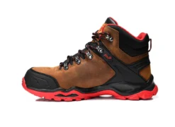 Jori jo_POWERFUL brown Mid S3S Sicherheitsschnürstiefel